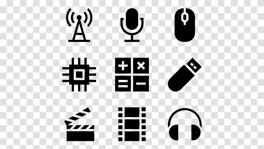 Clip Art Icons Free Solid Electronic Radio Icon Vector, Gray, World Of Warcraft Transparent Png