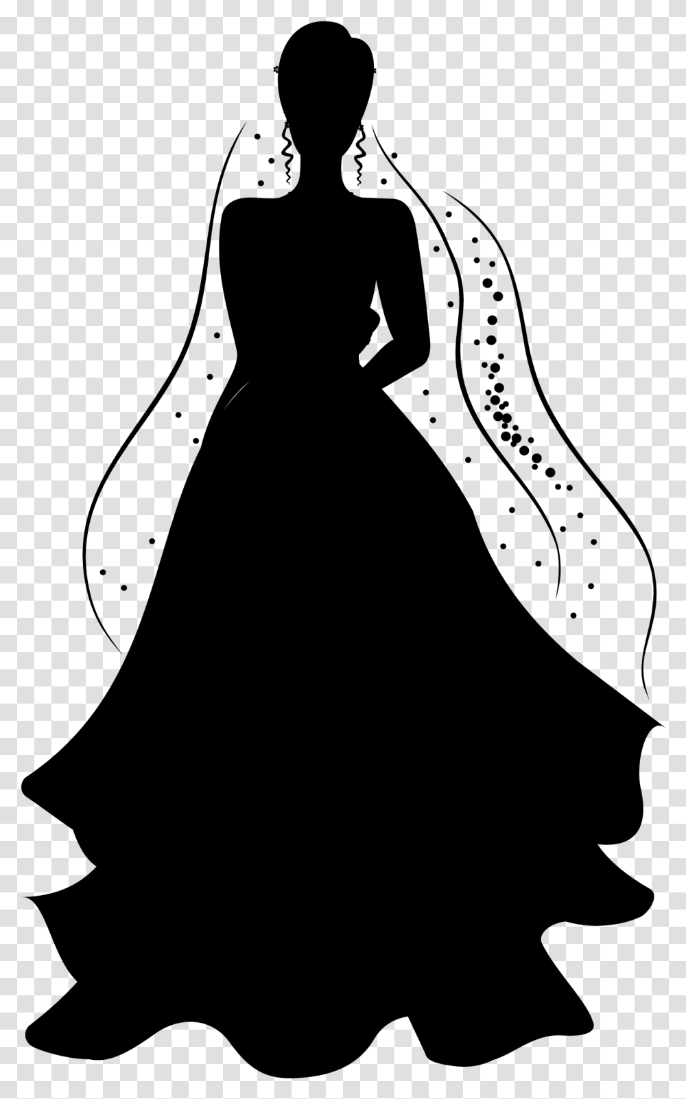 Clip Art Illustration Silhouette Black Amp White Black Silhouette Dress Clipart, Gray, World Of Warcraft Transparent Png