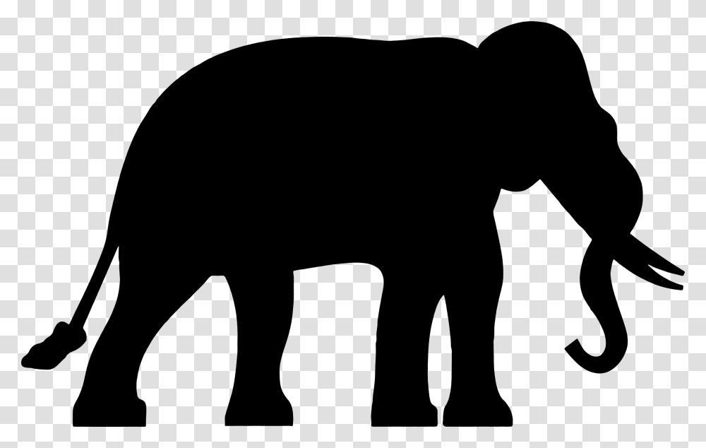 Clip Art Illustration Vector Graphics Image Silhouette Simple Silhouette Of An Elephant, Gray, World Of Warcraft Transparent Png