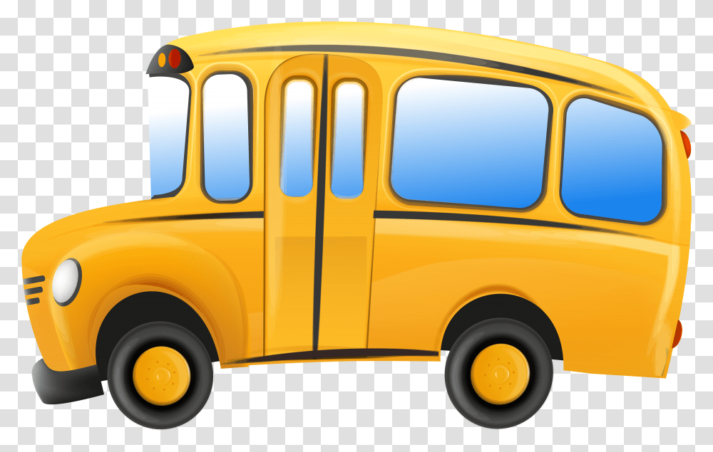 Clip Art Image Background School Bus Clipart Transparent Png