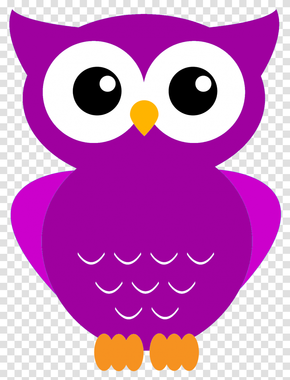 Clip Art Image Of Owl, Bird, Animal, Penguin Transparent Png