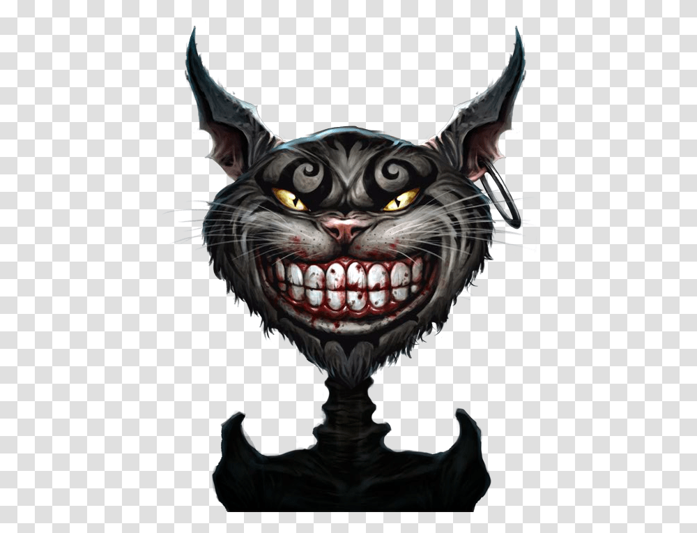 Clip Art Image Storybook Render Cheshire Cat Alice In Wonderland Madness Returns, Pet, Mammal, Animal, Person Transparent Png