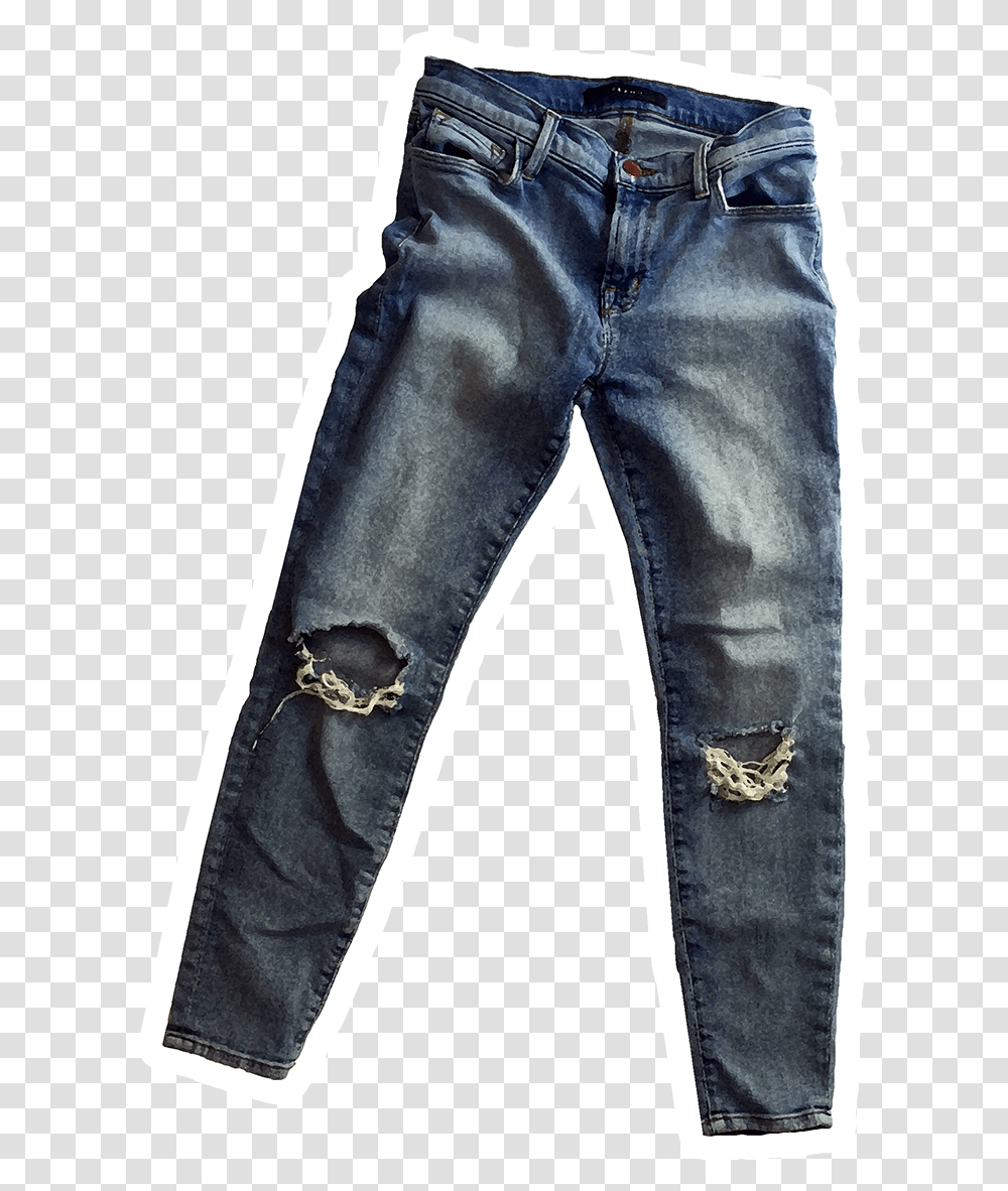 Clip Art Images Of Ripped Jeans Pocket, Pants, Apparel, Denim Transparent Png