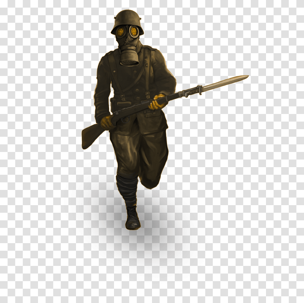 Clip Art Images Ww1 Soldier Background, Person, Costume, Gun, Weapon Transparent Png
