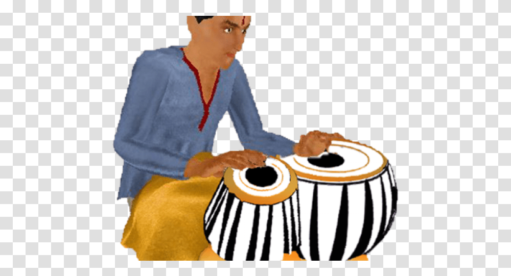 Clip Art Indian Music Instument Playin Clip Art, Person, Human, Drum, Percussion Transparent Png