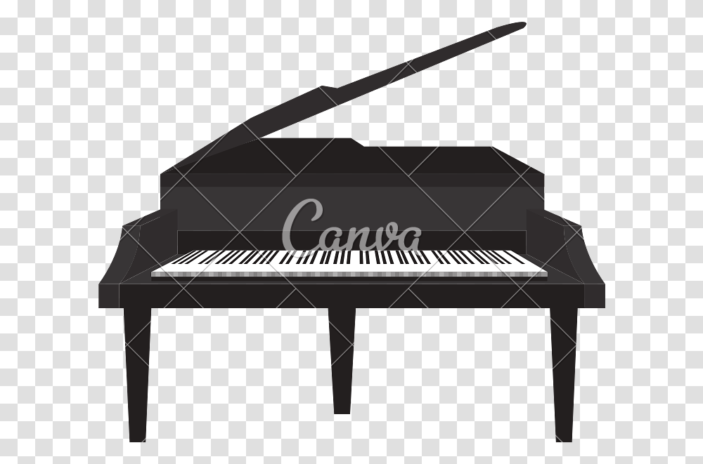 Clip Art Instrument Icons By Canva Canva, Grand Piano, Leisure Activities, Musical Instrument, Pianist Transparent Png