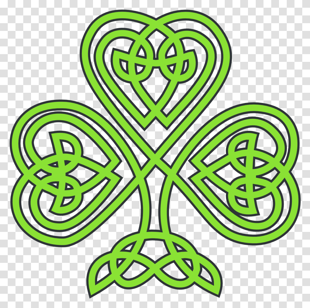 Clip Art Irish Music Clipart No St Patricks Day Celtic, Pattern, Flyer, Poster Transparent Png
