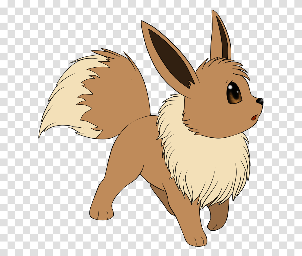 Clip Art Is Eevee A Dog Hare, Mammal, Animal, Rabbit, Rodent Transparent Png