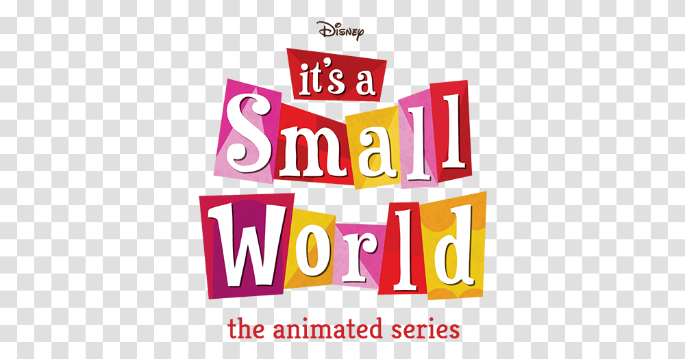 Clip Art It's The Animated Disneyland It's A Small World Logo, Alphabet, Word, Number Transparent Png