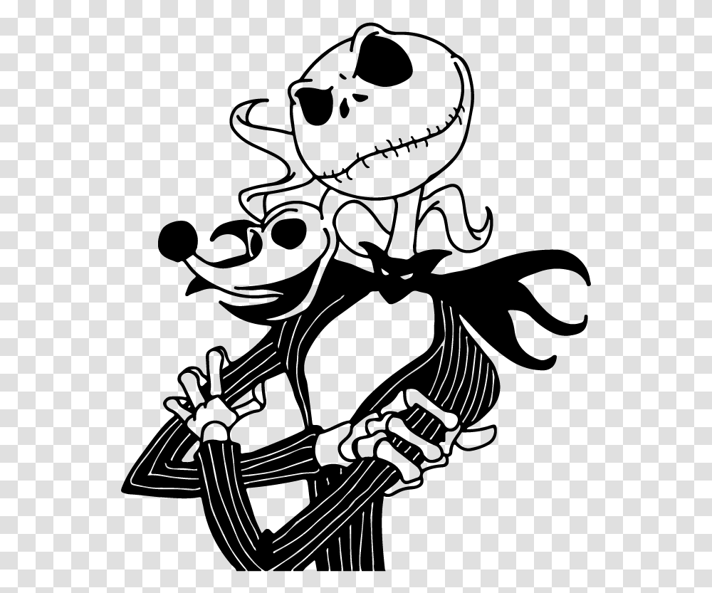 Clip Art Jack Skellington Clipart Nightmare Before Christmas Jack And Zero, Gray, World Of Warcraft Transparent Png