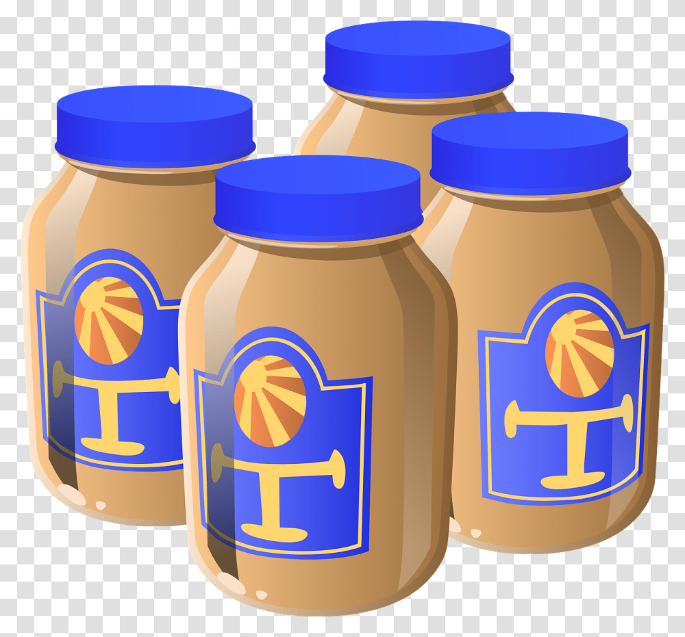 Clip Art, Jar, Food, Honey, Peanut Butter Transparent Png