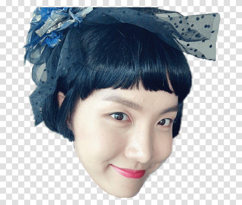 Clip Art Jhope Mama Bts Jhope Funny Face, Person, Head, Hat Transparent Png