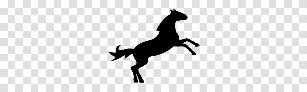 Clip Art Jumping Horse Outline, Gray, World Of Warcraft Transparent Png
