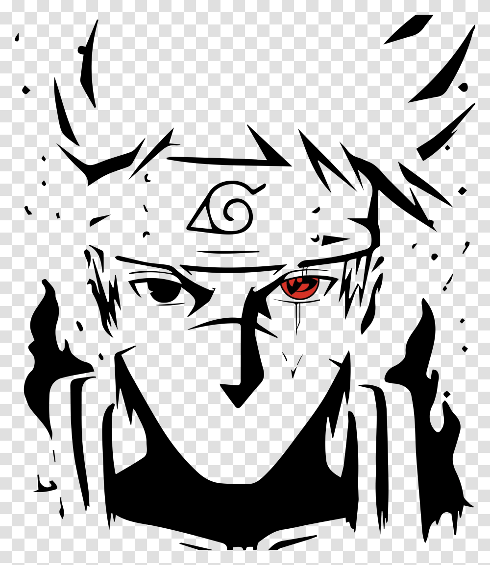 Clip Art Kakashi Epic Artwork T Naruto Black And White, Outdoors, Nature, Astronomy, Outer Space Transparent Png