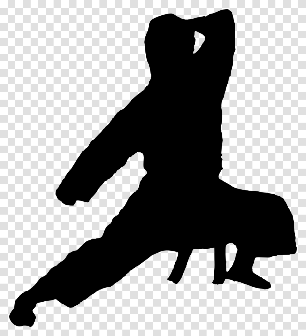 Clip Art Karate Silhouette Clip Art Karate Silhouette Images, Person, Human, Stencil, Ninja Transparent Png