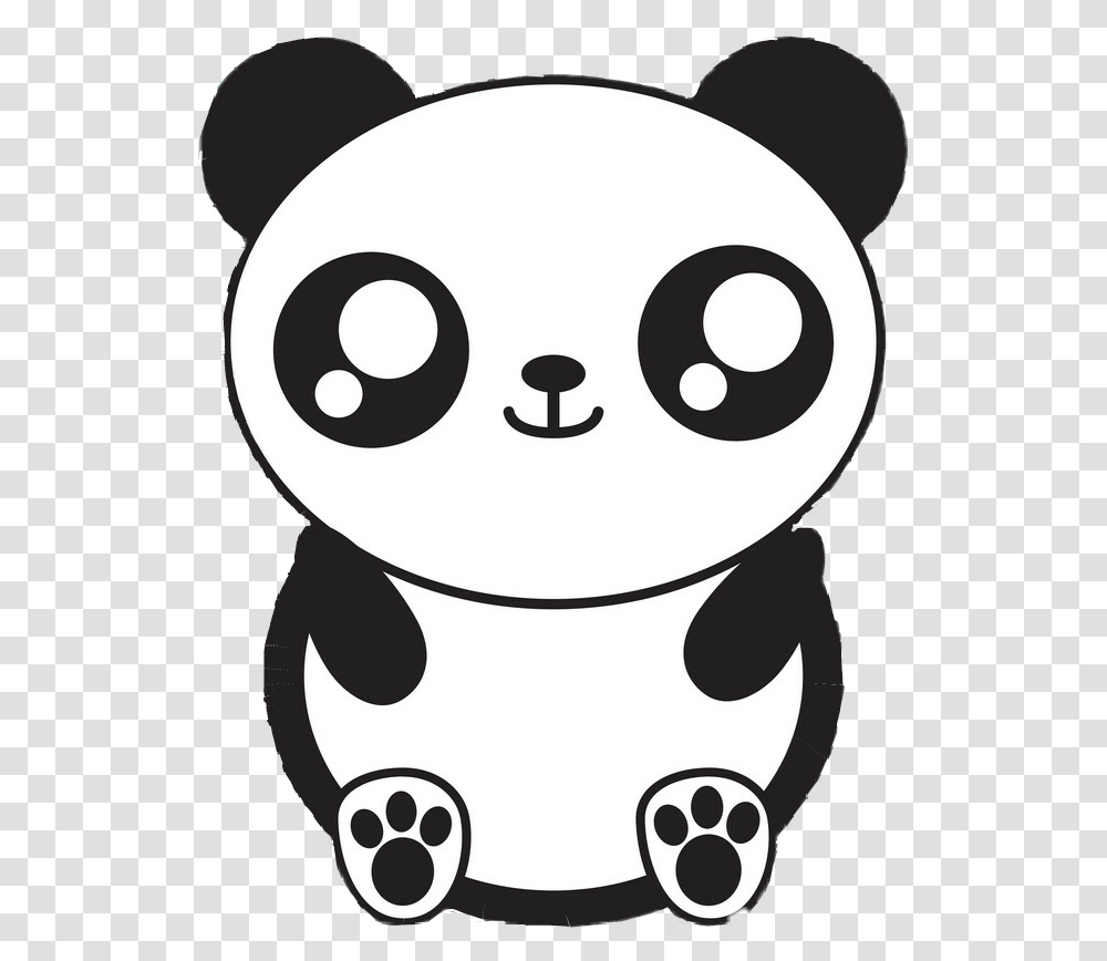 Clip Art Kawai Cute Pusch Sticker Desenhos Para Colorir De Panda Kawaii, Stencil, Disk Transparent Png
