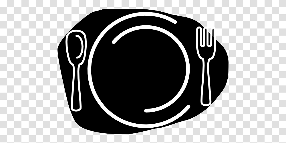 Clip Art Knife And Fork Clipart Blck Clip Art, Buckle, Stencil, Accessories Transparent Png