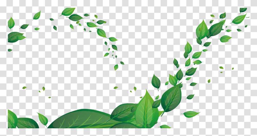 Clip Art Leaves Graphic Leaves Blowing, Leaf, Plant, Vegetation, Green Transparent Png