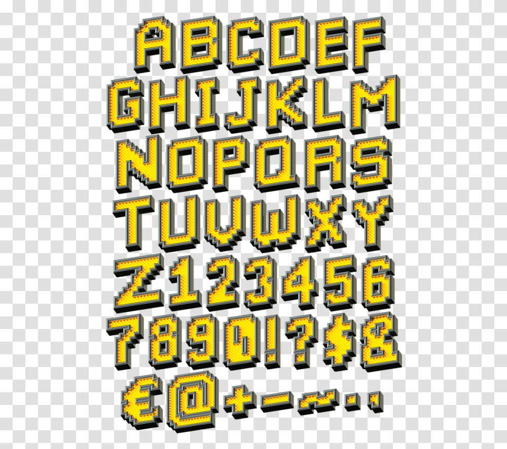 Clip Art Led Font Show Your Pixel Alphabet Alphabet, Number, Parade Transparent Png