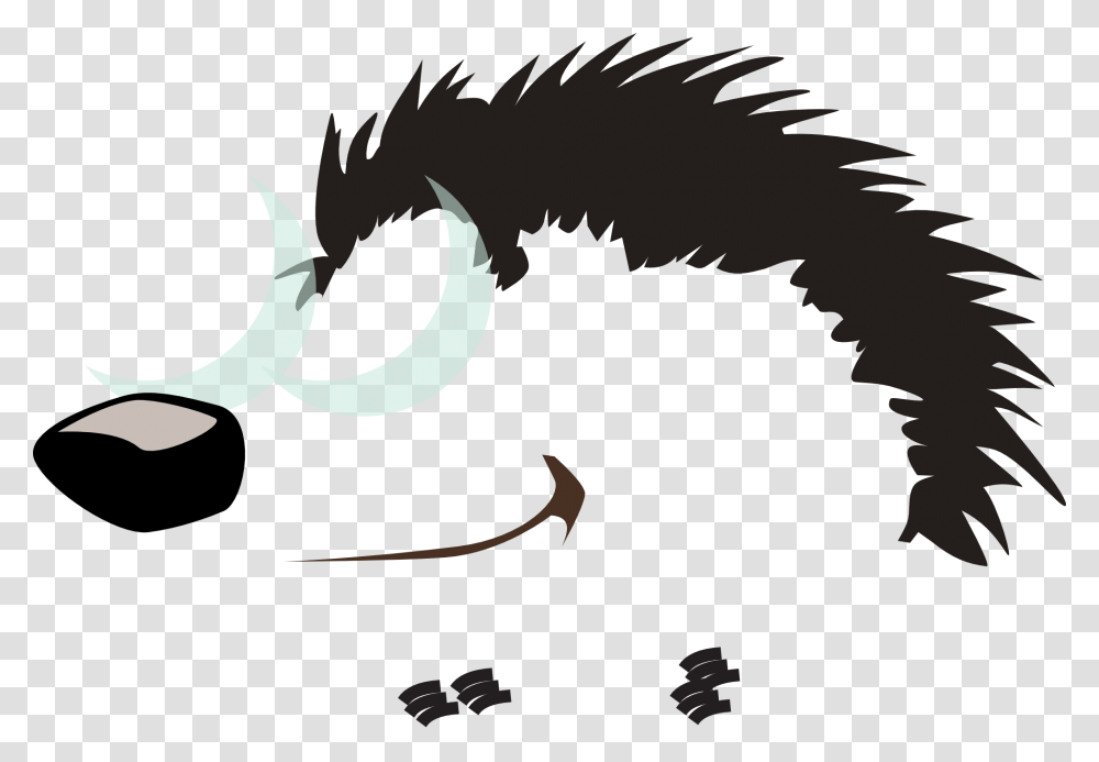 Clip Art Libertarian Porcupine, Dragon, Stencil Transparent Png