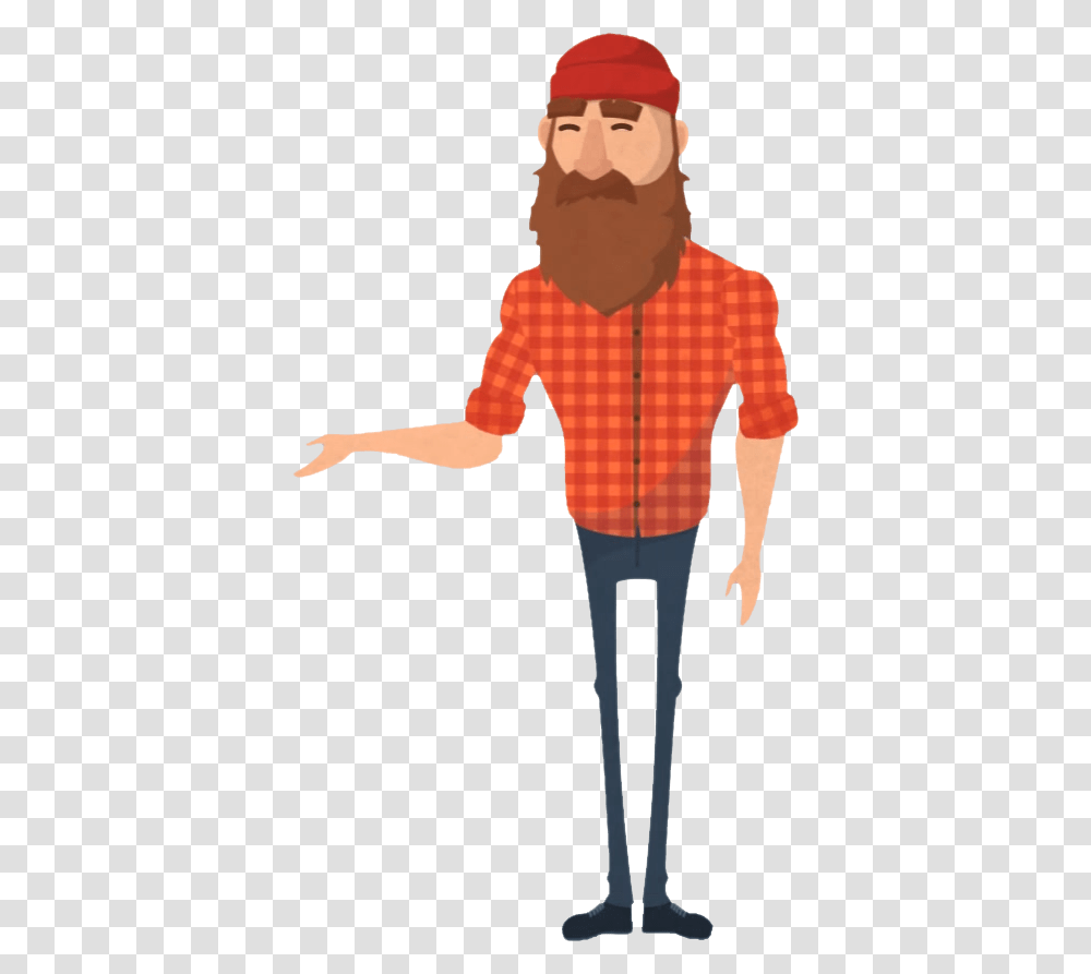 Clip Art Library About Us We Want Animated Lumberjack, Person, Arm, Standing Transparent Png