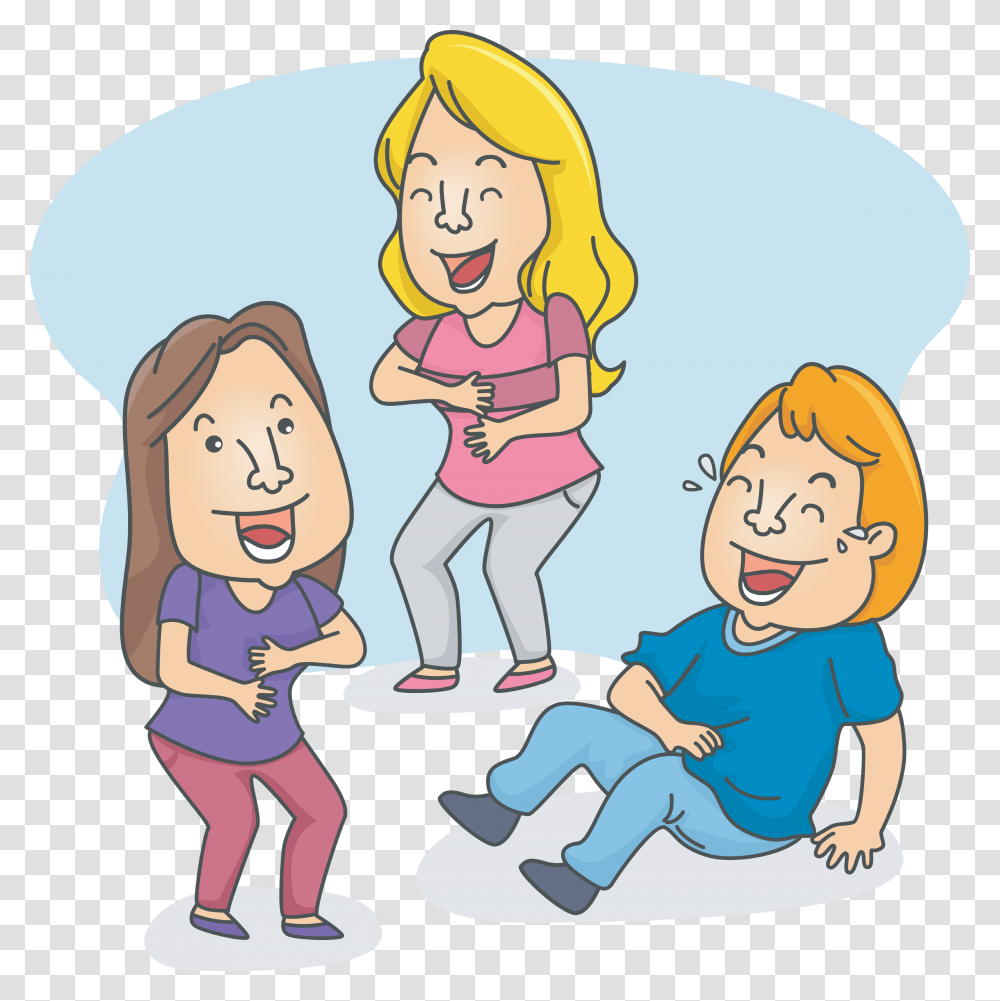 Clip Art Library Kids Free For People Laughing Clip Art, Person, Female, Blonde, Woman Transparent Png