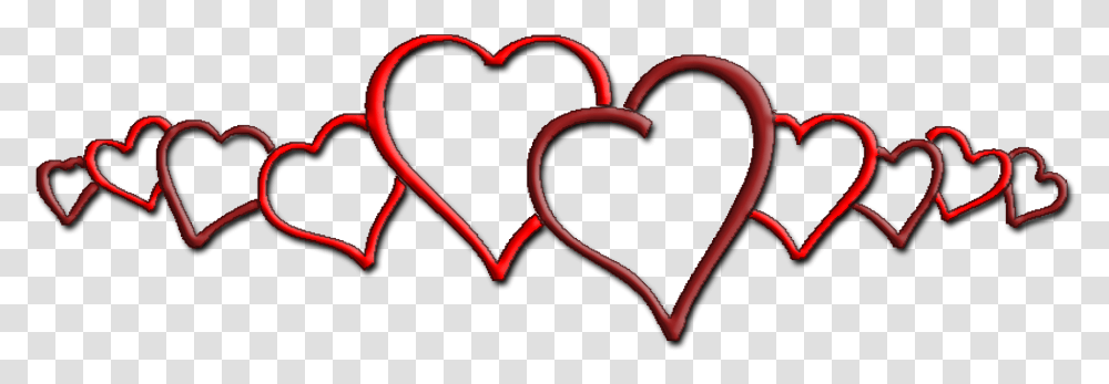 Clip Art Line Of Hearts Clipart Hearts In A Row, Dynamite, Bomb, Weapon, Weaponry Transparent Png