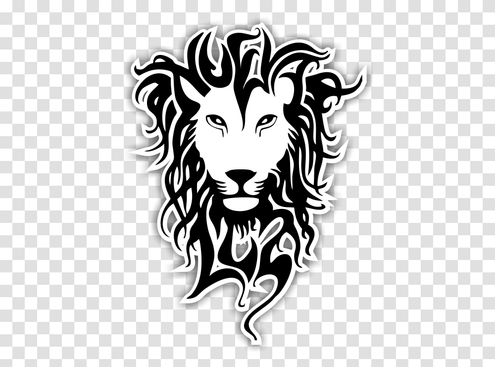 Clip Art Lion And Sun Tattoo, Stencil, Emblem, Dragon Transparent Png