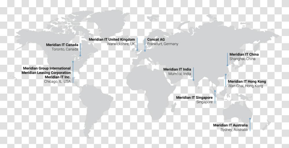Clip Art Locations Meridian Group International World Map, Diagram, Atlas, Plot Transparent Png