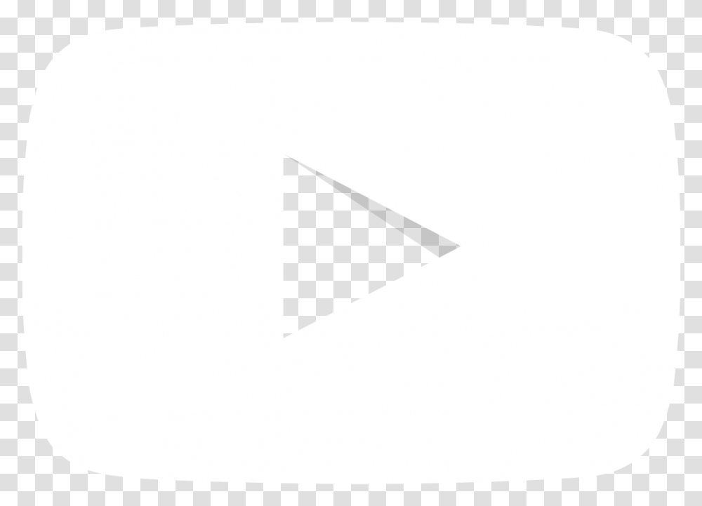 Clip Art Logo Youtube Branco Icon Youtube White Logo, Triangle, Texture Transparent Png