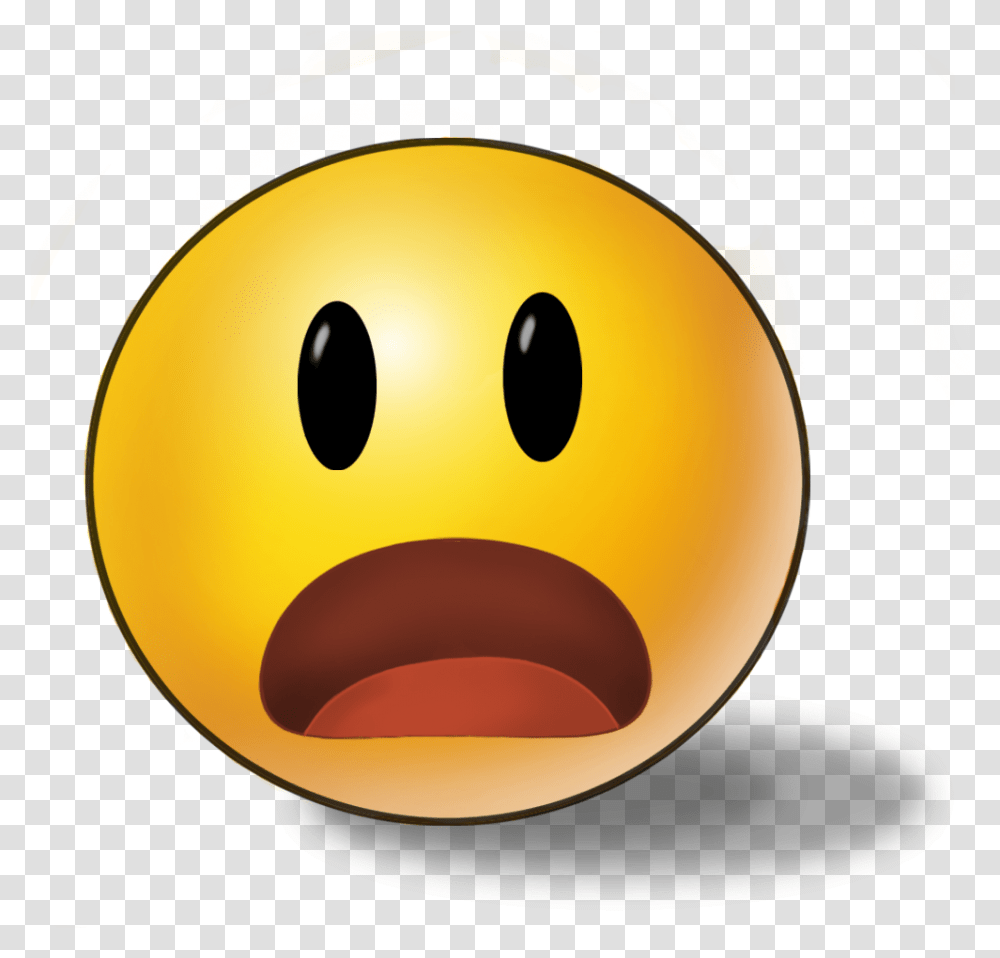 Clip Art Look Of Shock Emoticon, Plant, Outdoors, Halloween, Pac Man Transparent Png