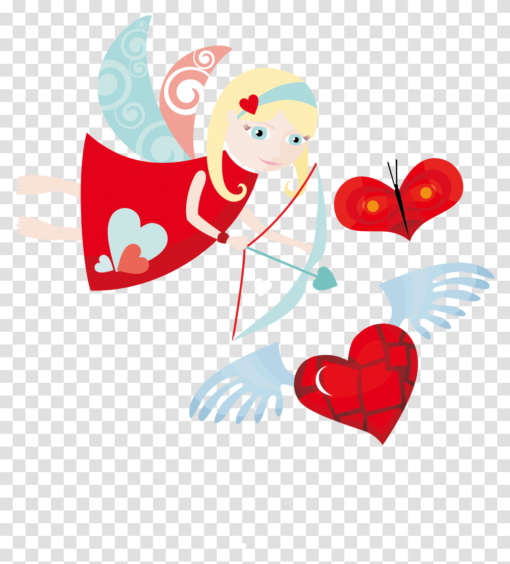 Clip Art Love Cdr Icon Valentine Love Vector, Cupid, Heart, Label Transparent Png