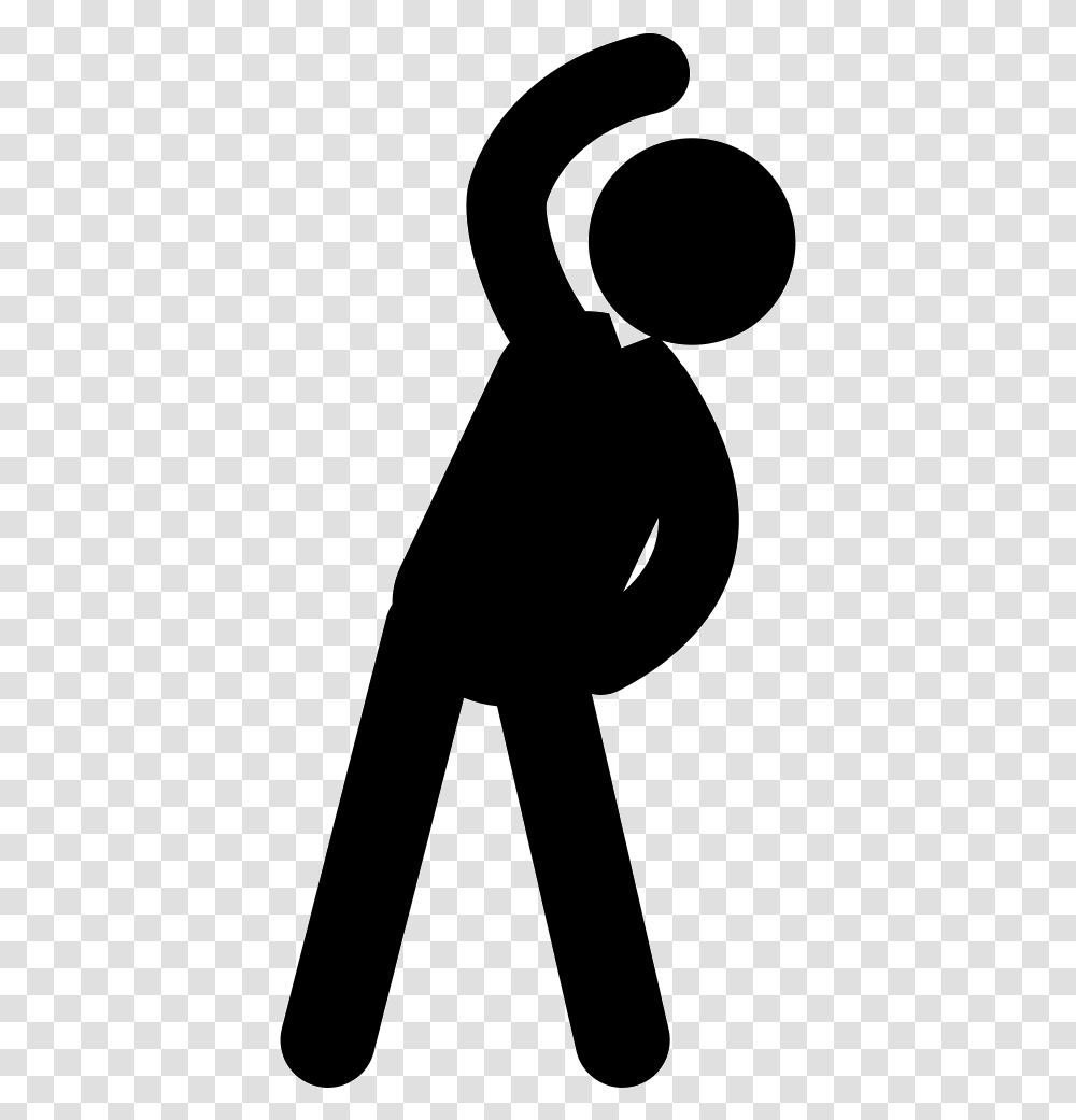 Clip Art Man Practicing Svg Exercise Fat Icon, Silhouette, Stencil, Person, Human Transparent Png