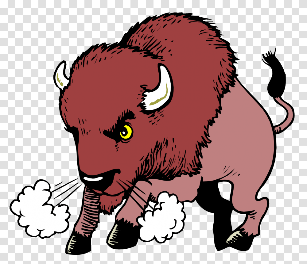 Clip Art Mascot Clip Art, Mammal, Animal, Wildlife, Bison Transparent Png