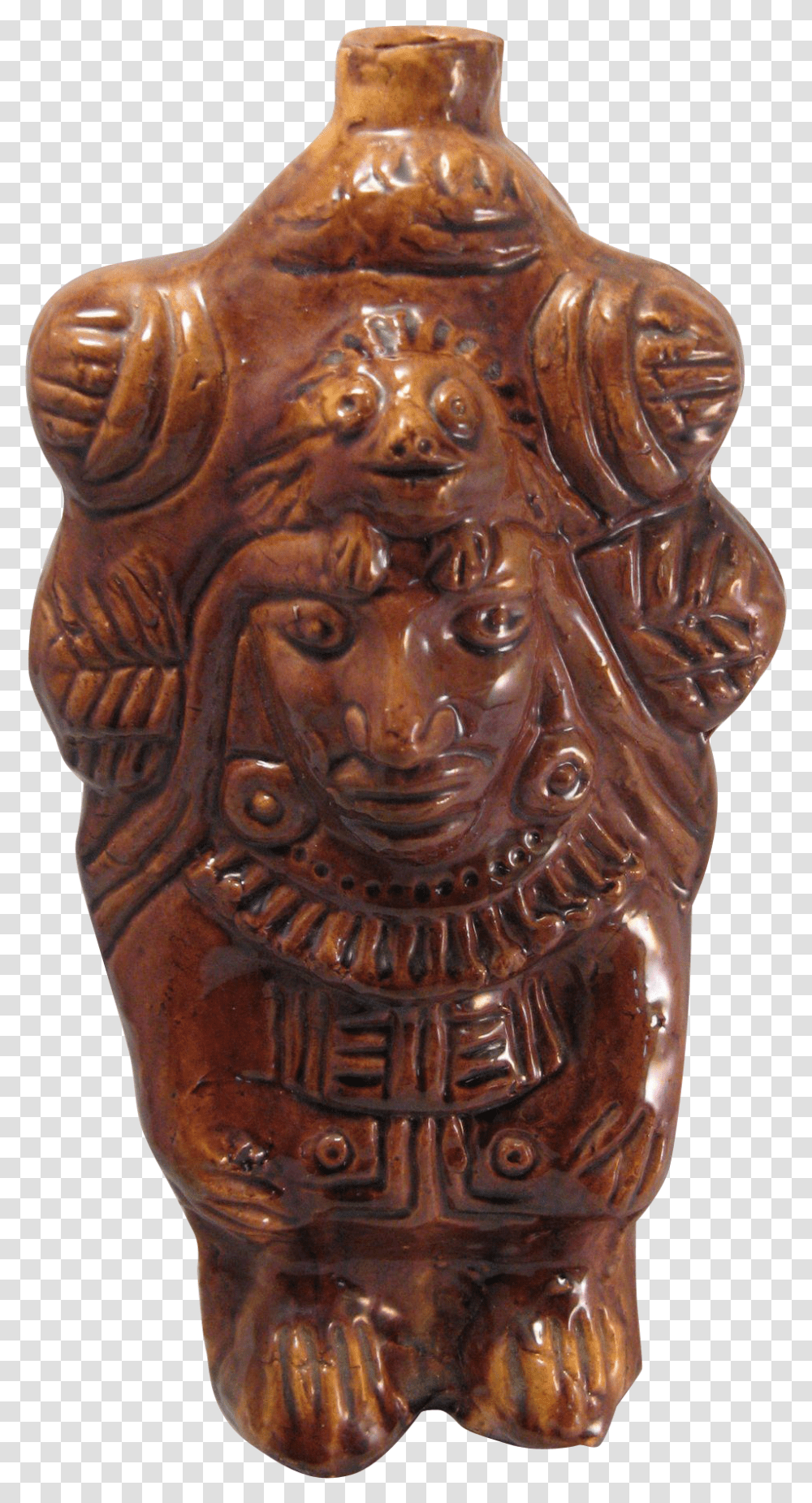 Clip Art Mayan Head Statue Carving, Emblem, Logo, Trademark Transparent Png