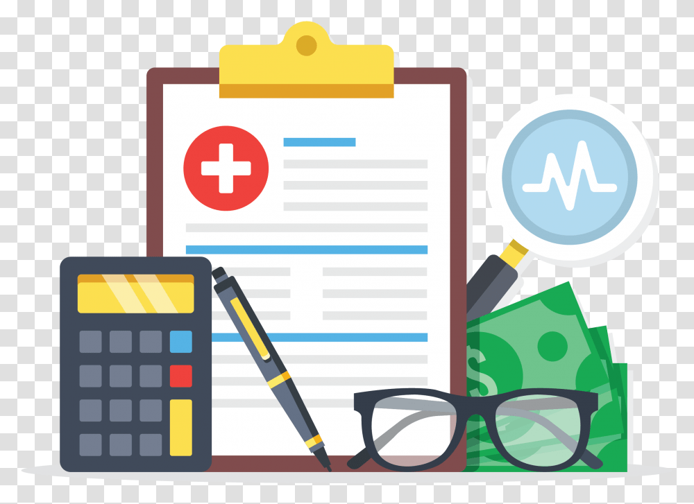 Clip Art Medical Billing And Coding, Document, Magnifying, First Aid Transparent Png