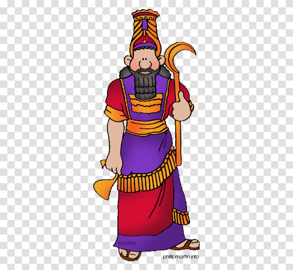 Clip Art Mesopotamia King, Person, Costume, Dress Transparent Png