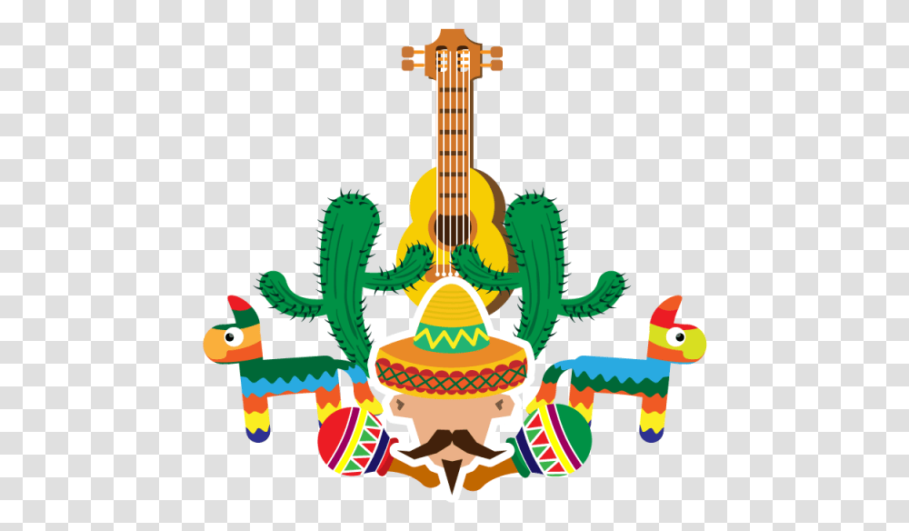 Clip Art Mexican Backgrounds Mexican Party, Leisure Activities, Musical Instrument, Guitar, Circus Transparent Png