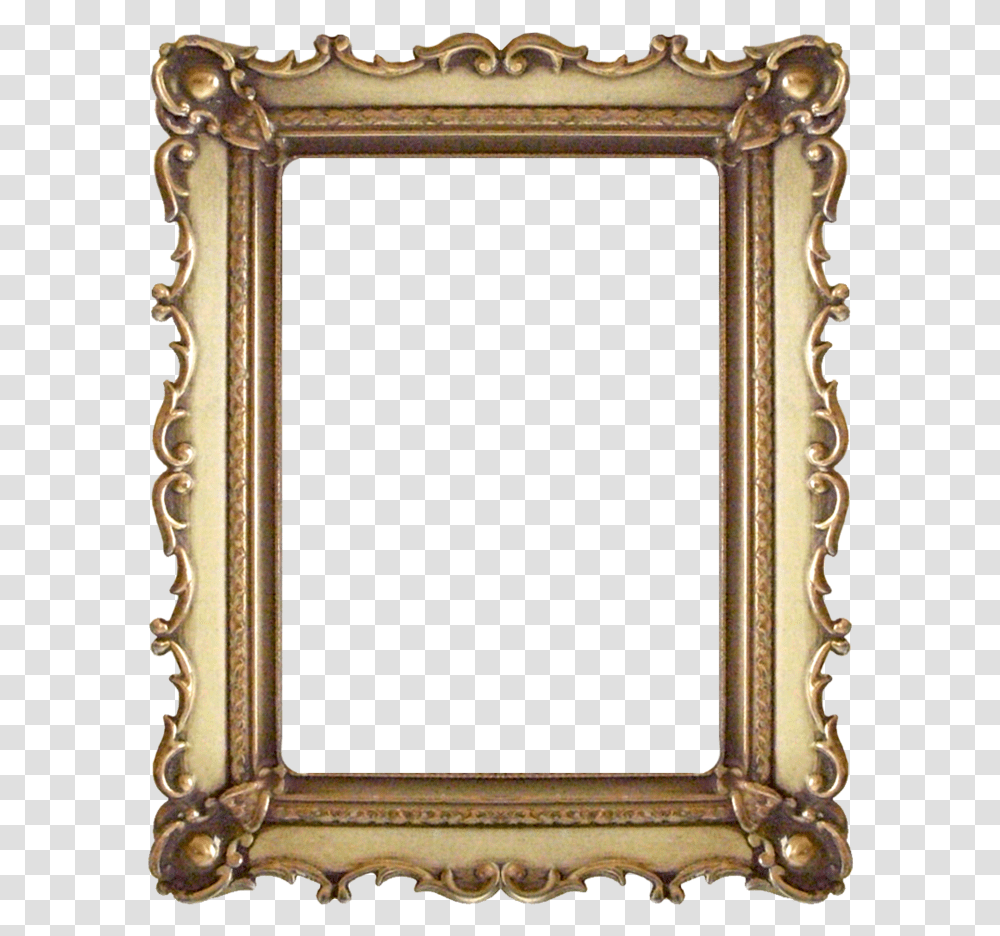 Clip Art Molduras Quadro Gold Frame Vintage, Mirror Transparent Png