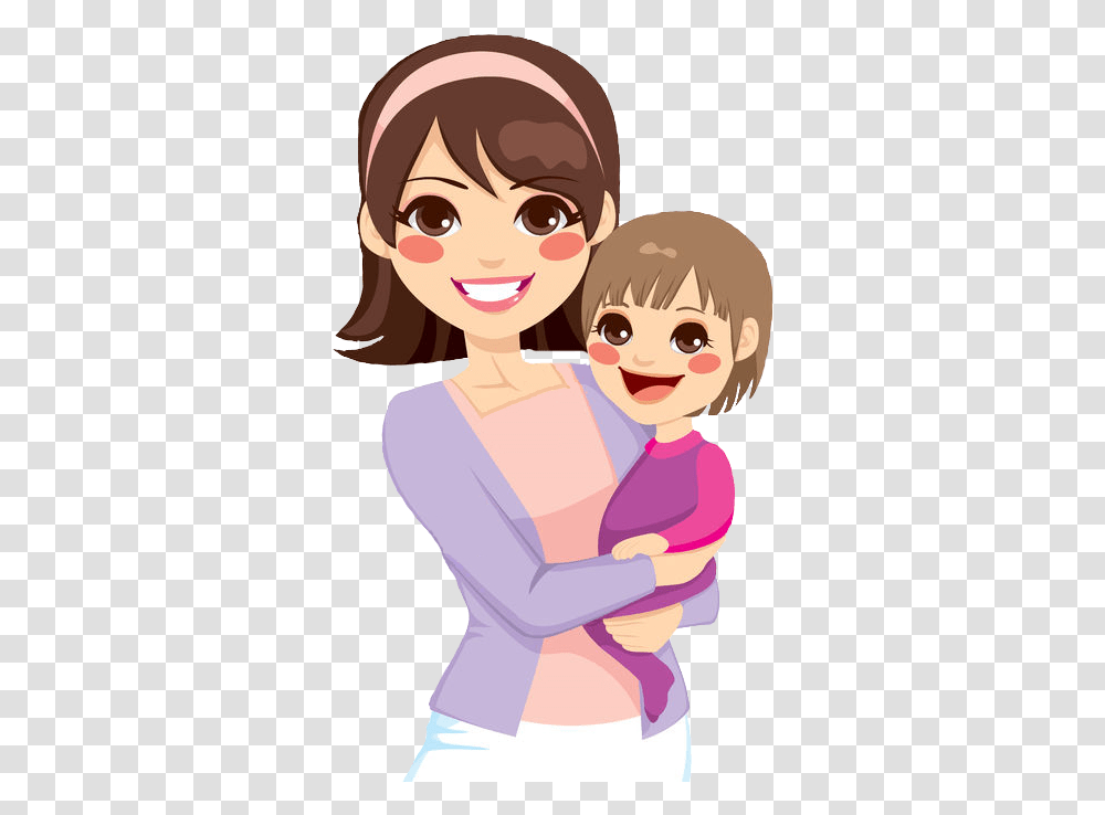 Clip Art Mom For Mother Cartoon, Female, Girl, Family, Woman Transparent Png