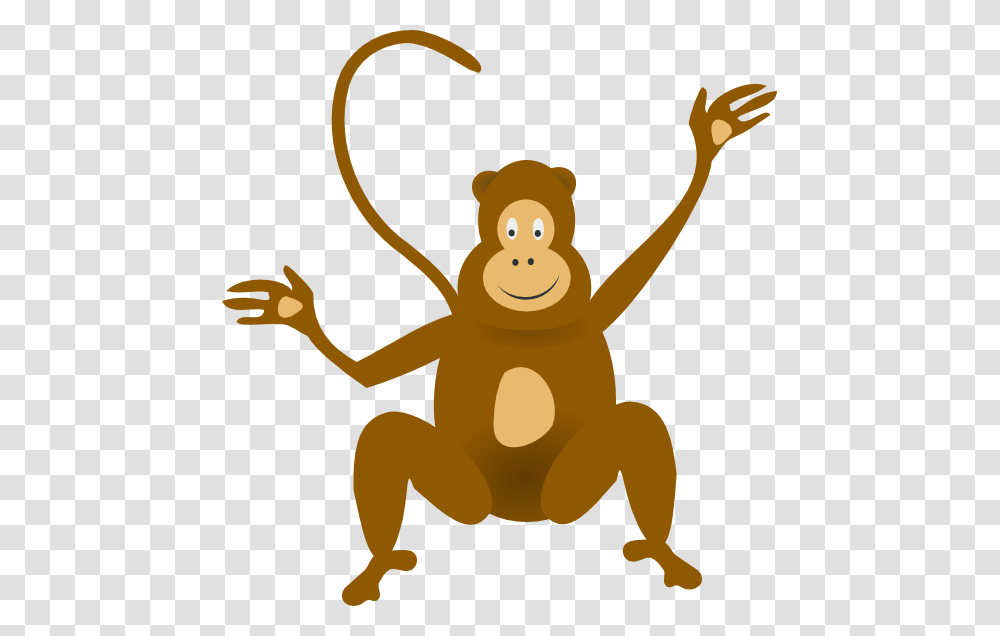 Clip Art Monkey Clip Art For Teachers, Animal, Wildlife, Mammal, Amphibian Transparent Png