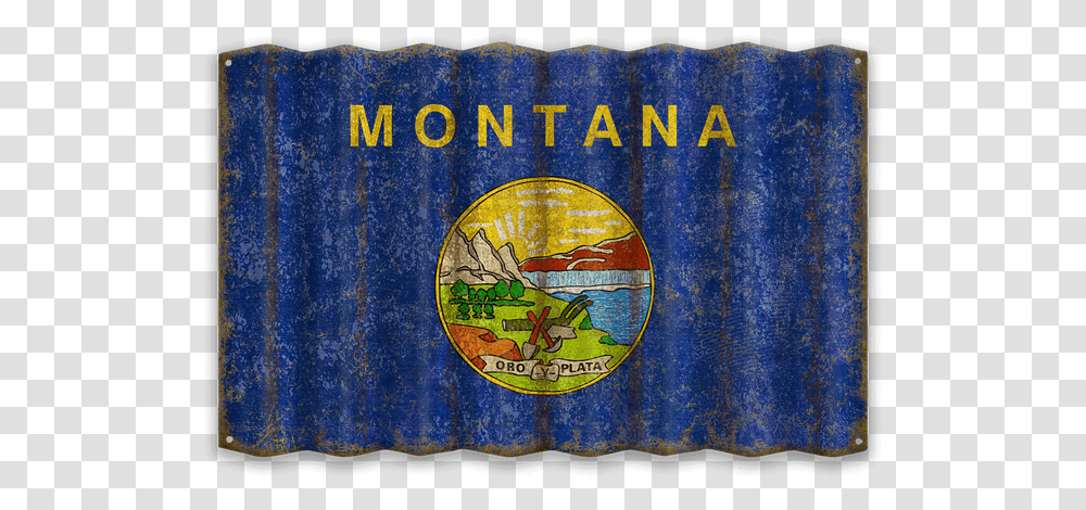 Clip Art Montana State Flag Images Usa State Flags Montana, Label, Alphabet Transparent Png