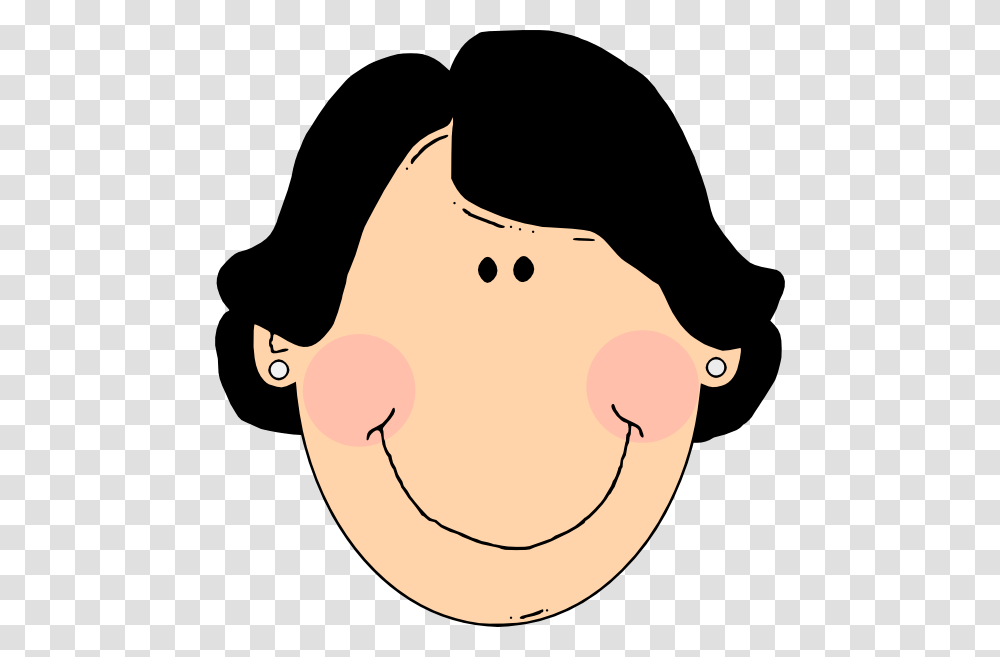 Clip Art Mother Face, Jaw, Head, Mouth, Piercing Transparent Png