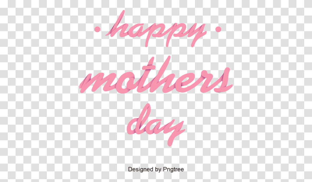 Clip Art Mother's Text Design Happy, Handwriting, Calligraphy, Alphabet, Poster Transparent Png
