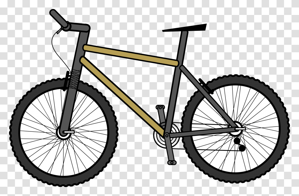 Clip Art Mountain Bike Clip Art Silhouette Clipart Mountain Bike, Bicycle, Vehicle, Transportation, Wheel Transparent Png