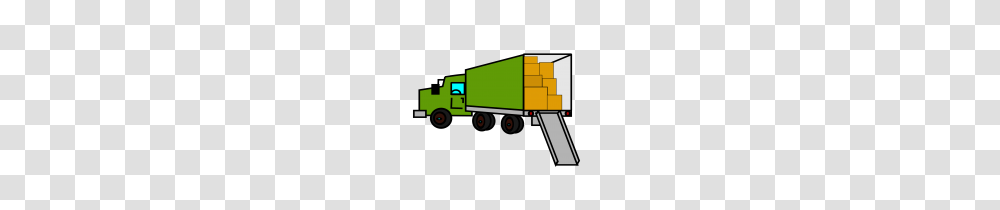 Clip Art Moving Van Clip Art, Trailer Truck, Vehicle, Transportation Transparent Png