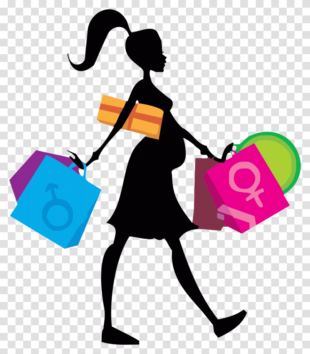 Clip Art Mulheres Fazendo Compras Personal Shopper Eua, Human, Graduation, Bag Transparent Png