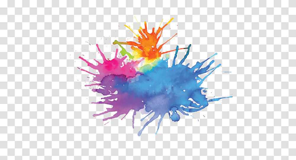 Clip Art Multicolored Stain Background Multi Water Splash Color, Pattern, Fractal, Ornament Transparent Png