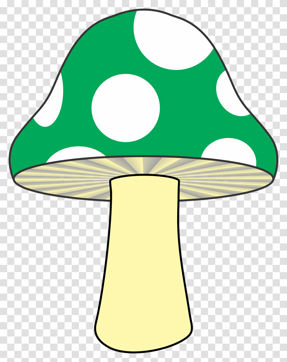 Clip Art Mushroom Green, Lamp, Lampshade, Agaric, Plant Transparent Png