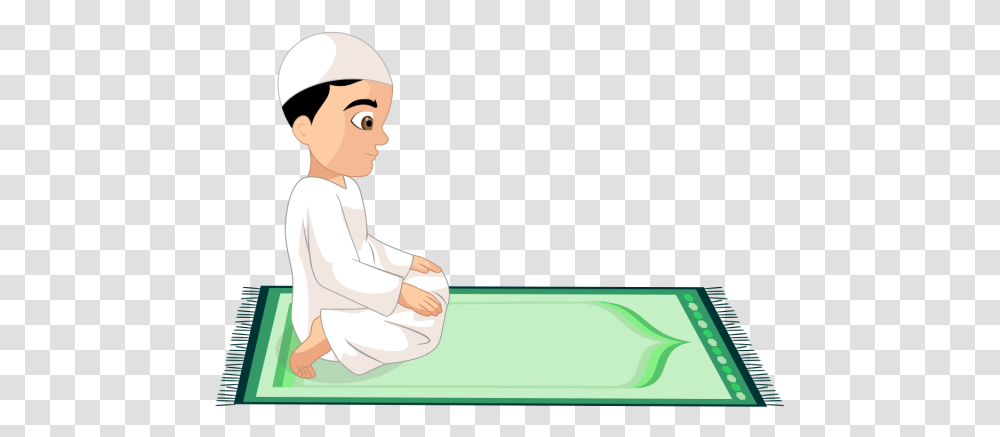 Clip Art Muslim Praying Clipart Islamic Prayer, Person, Human, Furniture, Game Transparent Png